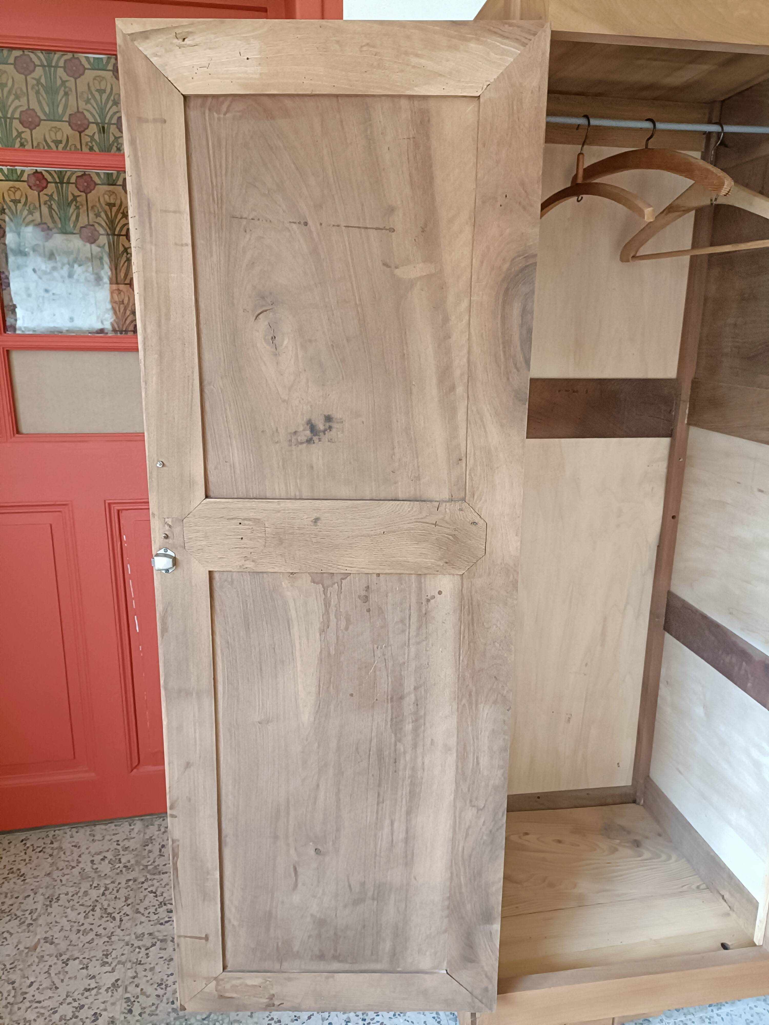 Renovated asymmetrical Art Deco wardrobe/cupboard