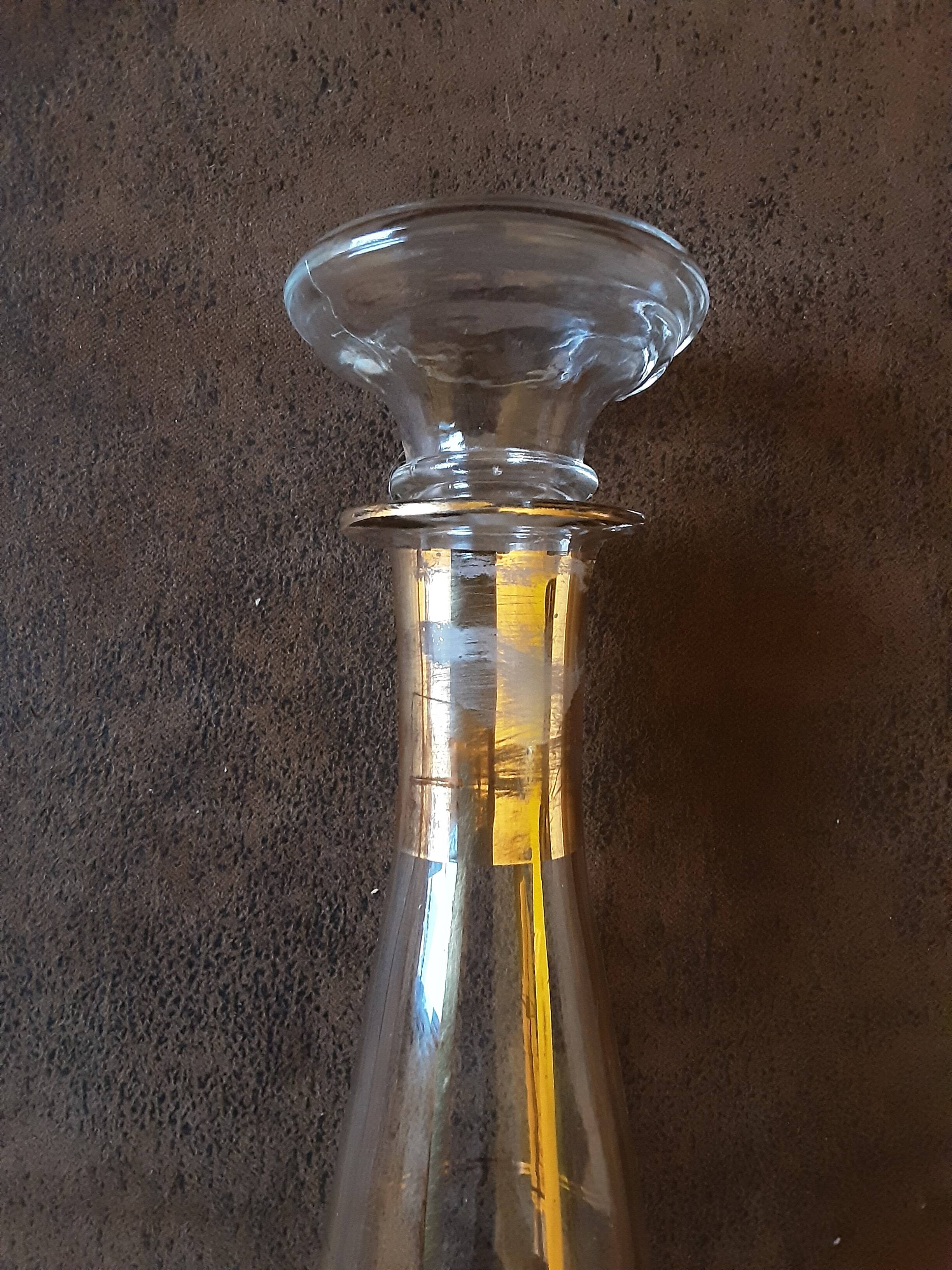 Vintage crystal decanter