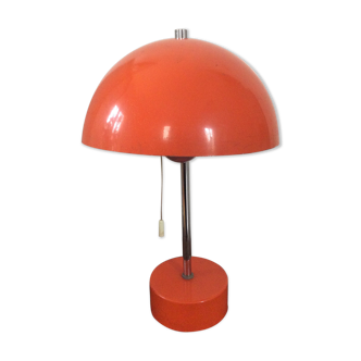 Lampe champignon Orange Vintage Année 70