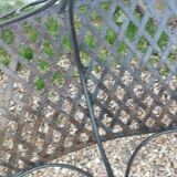 Banc de jardin en fer ancien