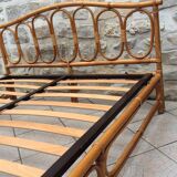 Rattan bed