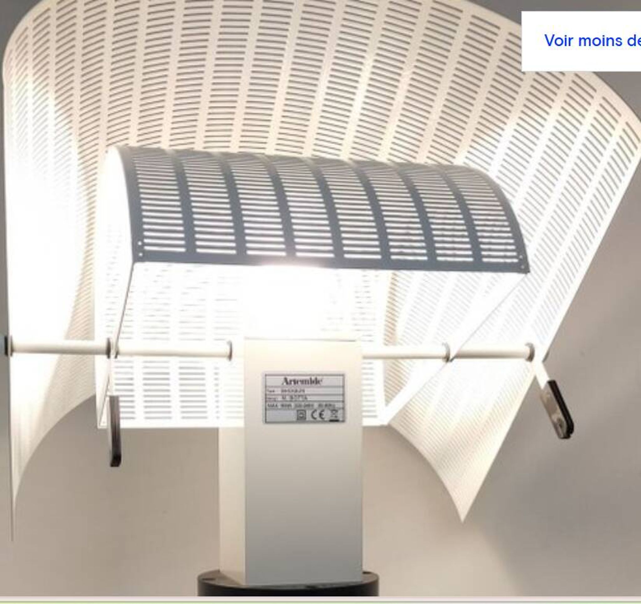 Lampe shogun neuve mario botta
