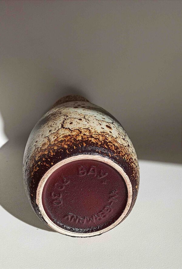 Vase en céramique Fat Lava West Germany Années 60 Hauteur 30 cm