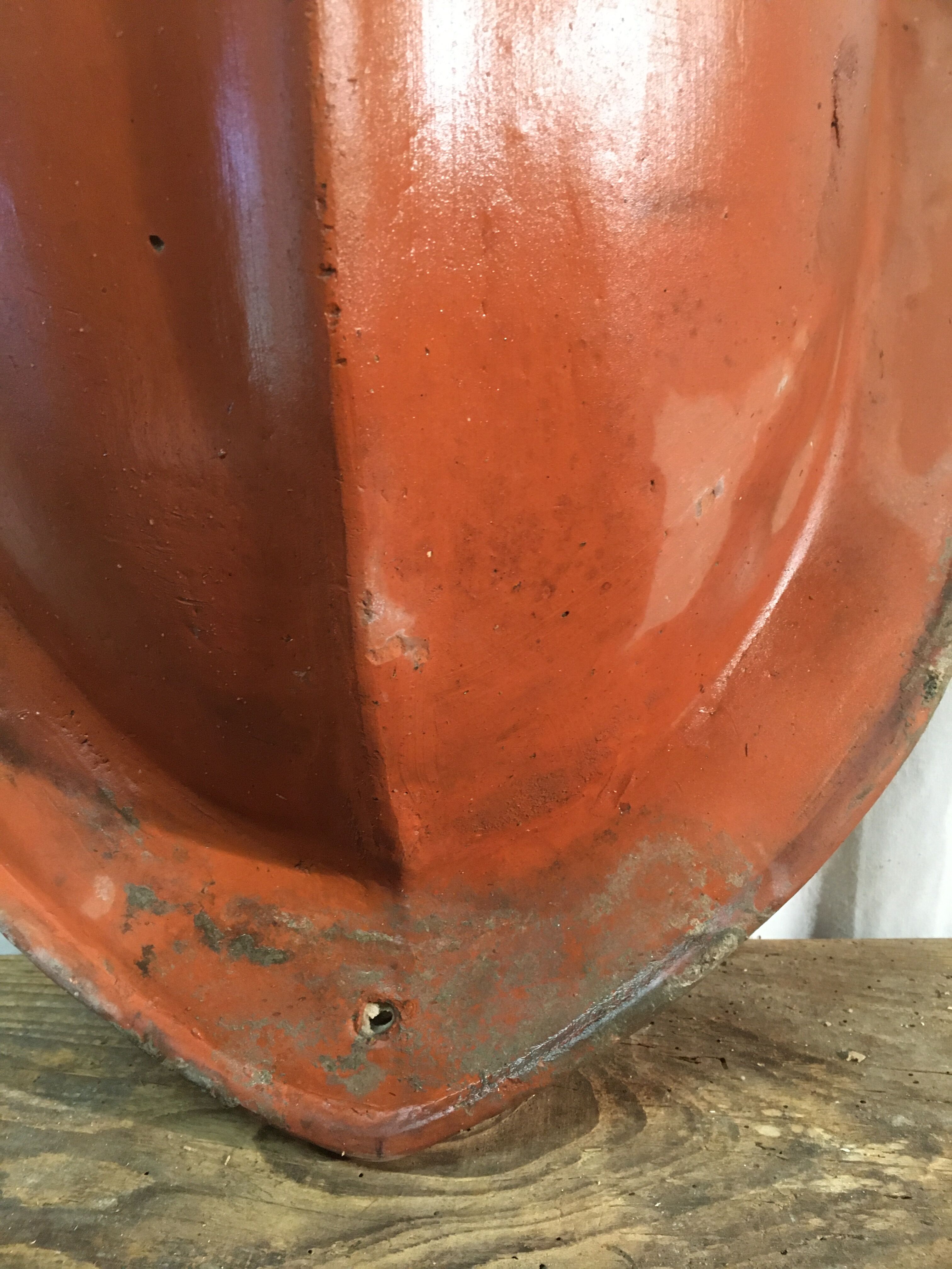 Old ventilation roof cat flap