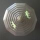 Vintage porcelain decagonal box