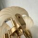 Shell and brass chandelier from the 70s