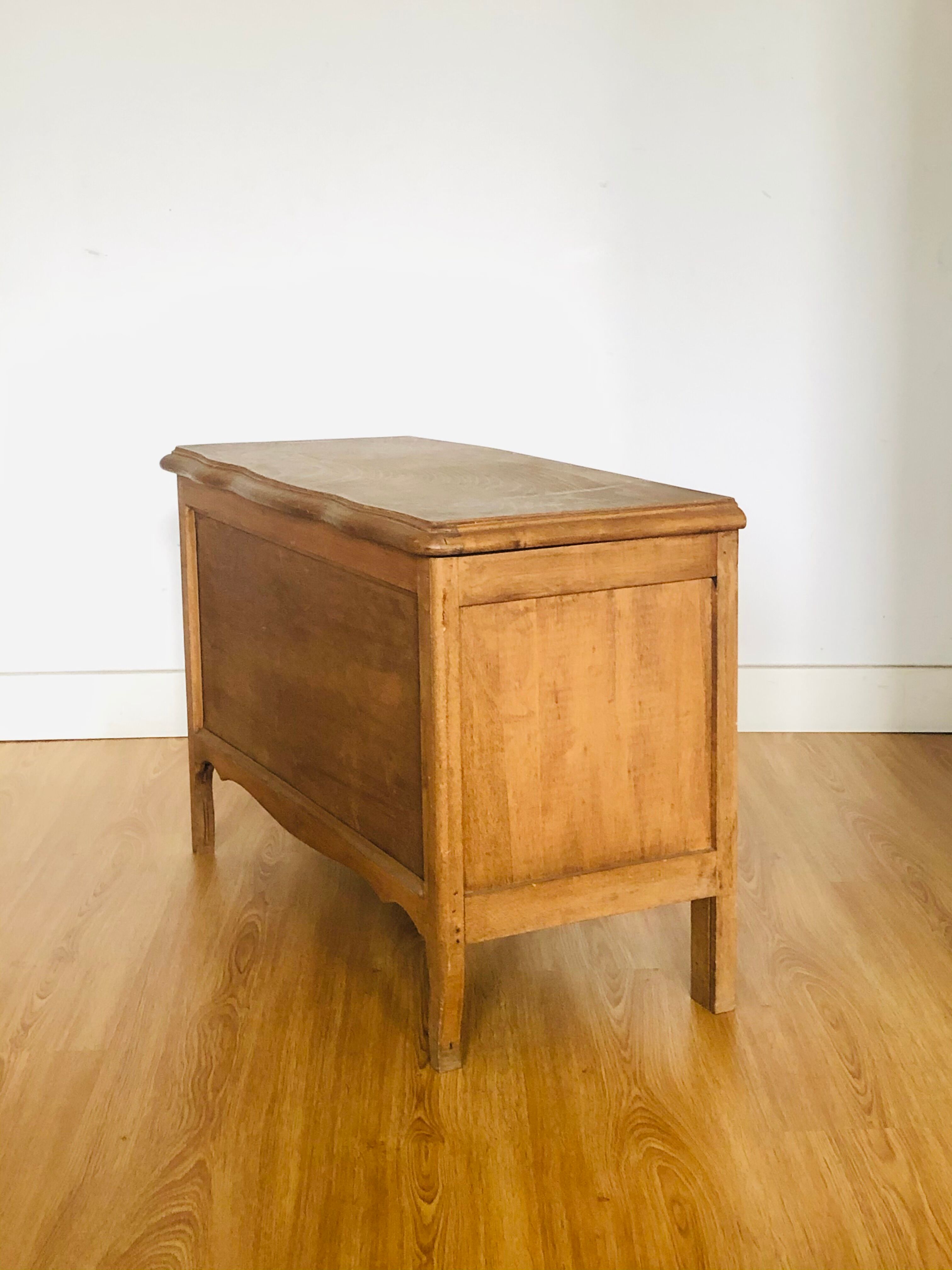 Old wooden storage box L75cm