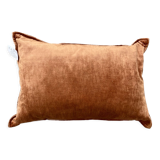 Coral velvet cushion 35x50 cm