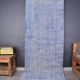 Blue Vintage Turkish Runner Rug sku1302