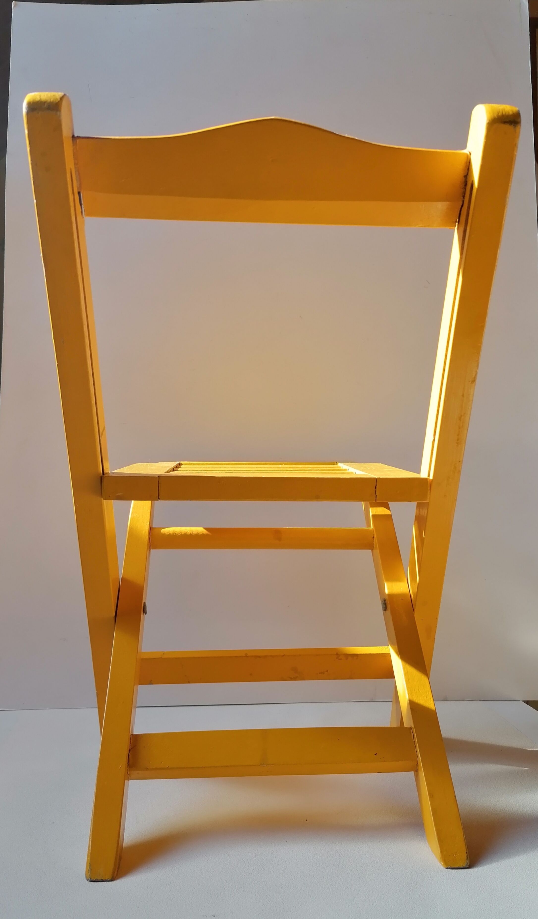 Children's folding wooden chair