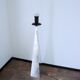 1990s floor lamp – metal and glass