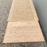 Table de ferme poncée rallonge jusqu'à 2,54m