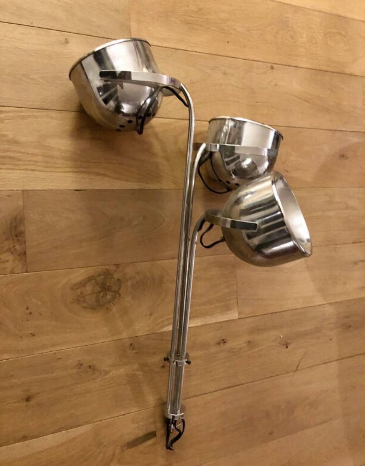 Chrome chandelier