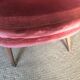 Velvet armchair
