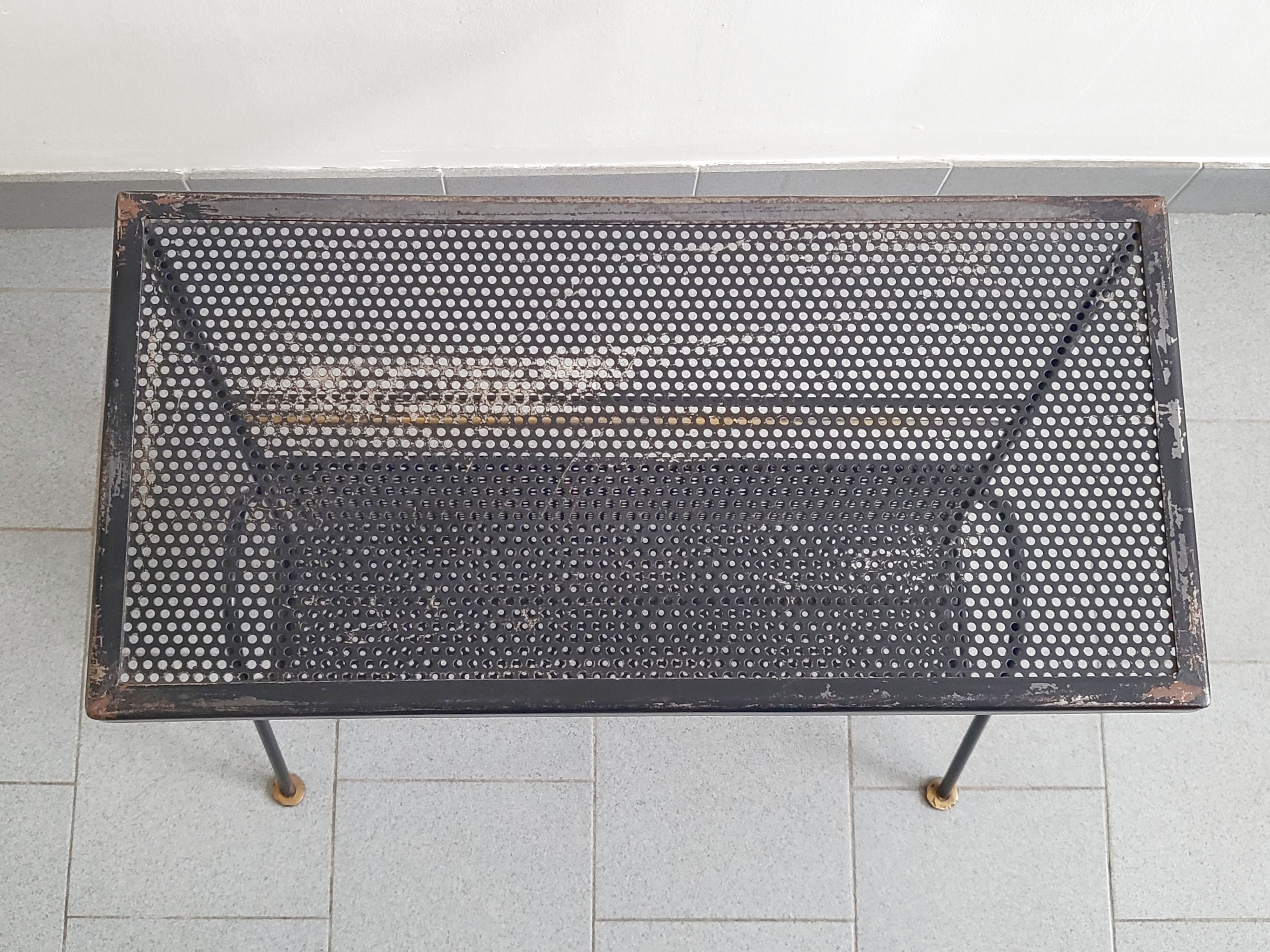 Table d'appoint porte-revues vintage 1950