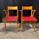 Bridge chairs with compass legs from the 1960s.