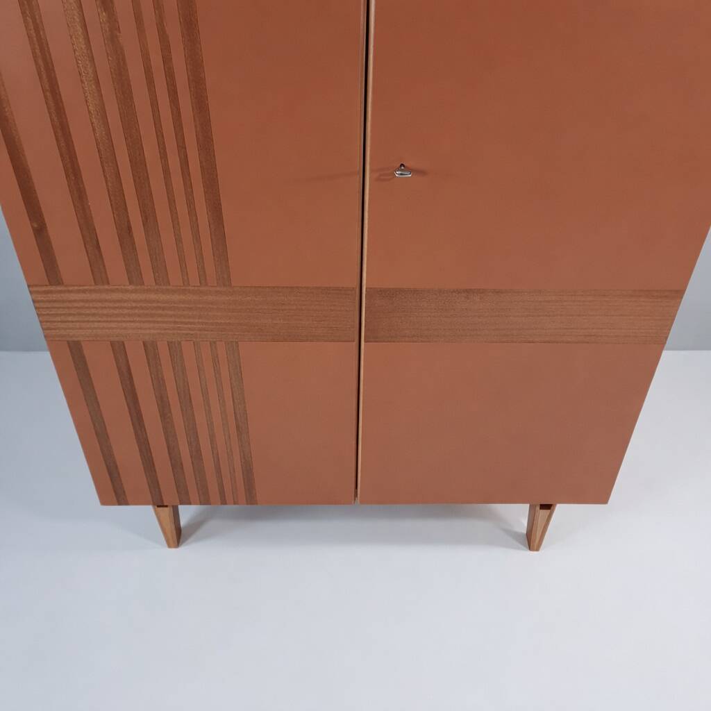 Vintage wardrobe in ash by Francisek Mezulanik, 1970s.