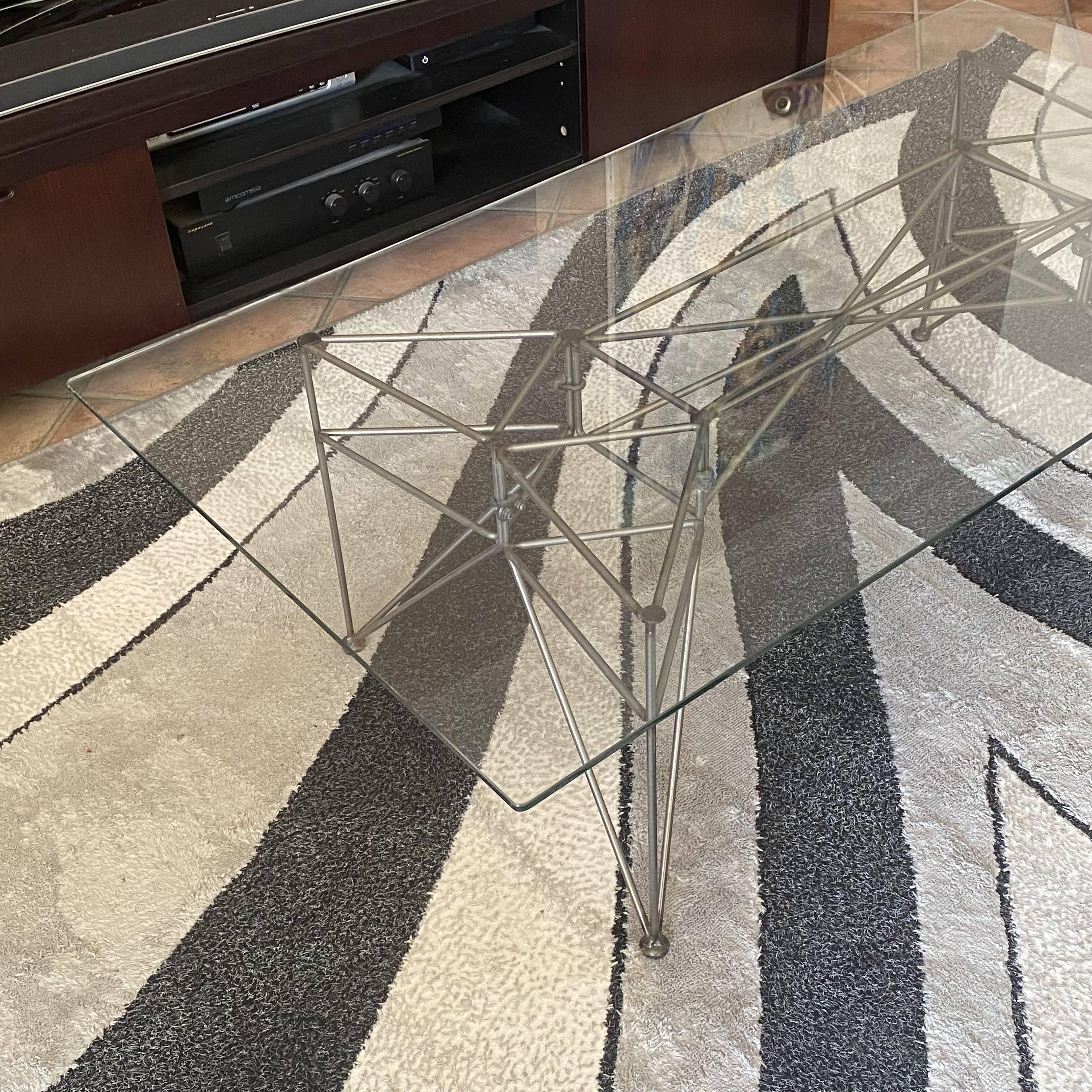 Vintage coffee table. 1980. Space age.