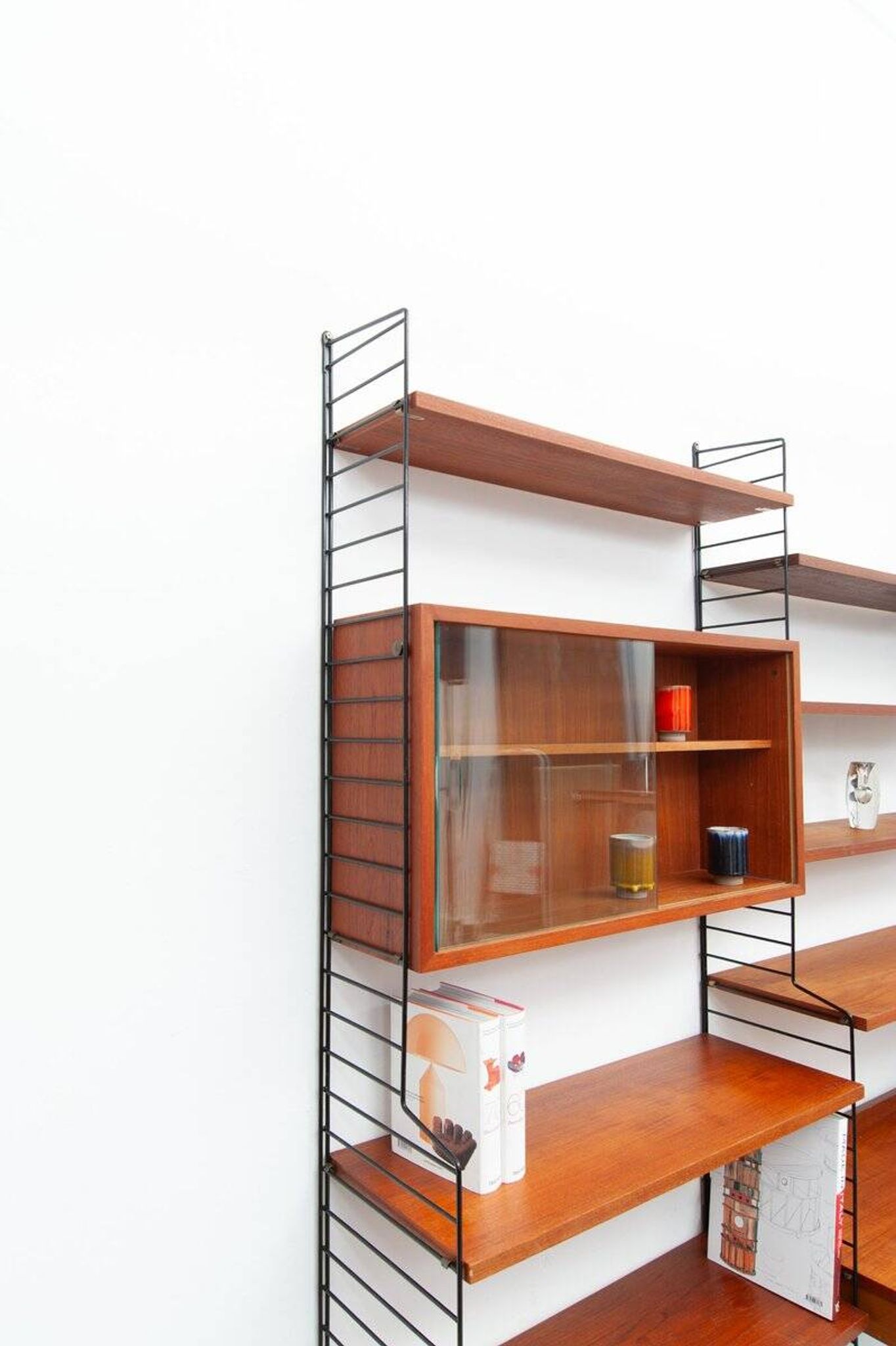String wall shelf by Kajsa & Nisse Strinning, 1950s