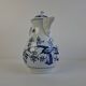 Vintage Dubí Czech Porcelain Blue Onion Cibulák Teapot, c. 1970