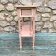 Jardinière ancienne porte plantes bois laiton zinc