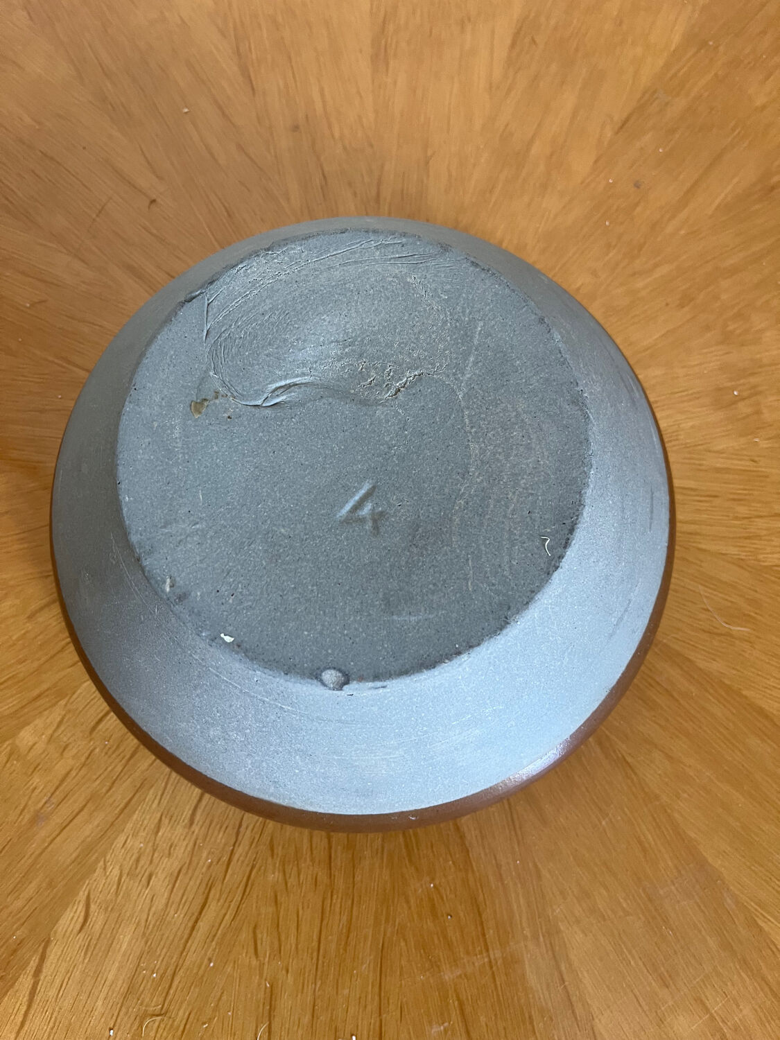 Saladier en grès Digoin vintage modèle 4