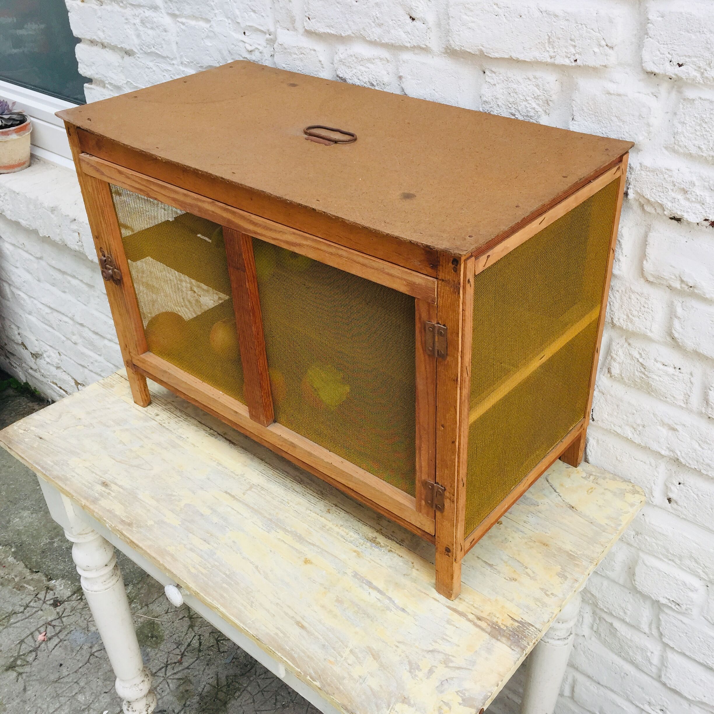 Wooden food, vintage handcrafted