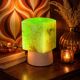 Art Deco ceiling light in uranium glass (ouraline) – Czechoslovakia – year