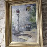 Oil on canvas Montmartre F. Bonniard