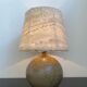 Lampe en grès pyrité