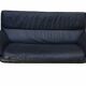 High-end black leather sofa, luxury De Sede sofa