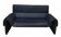 High-end black leather sofa, luxury De Sede sofa
