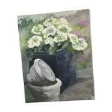 Acrylic table on canvas