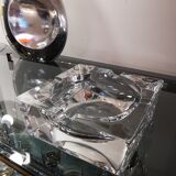 Ashtray paved with vintage crystal