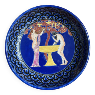 Keralouve Ceramic Plate - Dlg Art Nouveau / Art Deco