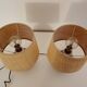 Pair of ceramic bedside lamps