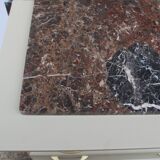 Asymmetrical Art Deco Chest of Drawers – Marble & Cream Green