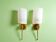 Pair Mid Century Modern wall sconce lights