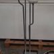 Lot de deux lampadaires italiens en chrome Goffredo Reggiani des années 1960