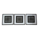 Vintage Optical Art Triptych - Vasarely Style - Frames 40x40cm