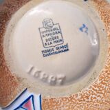 Amphora porcelain jar and cover
