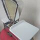 Ancienne balance de boucher Moreau Cachan inox