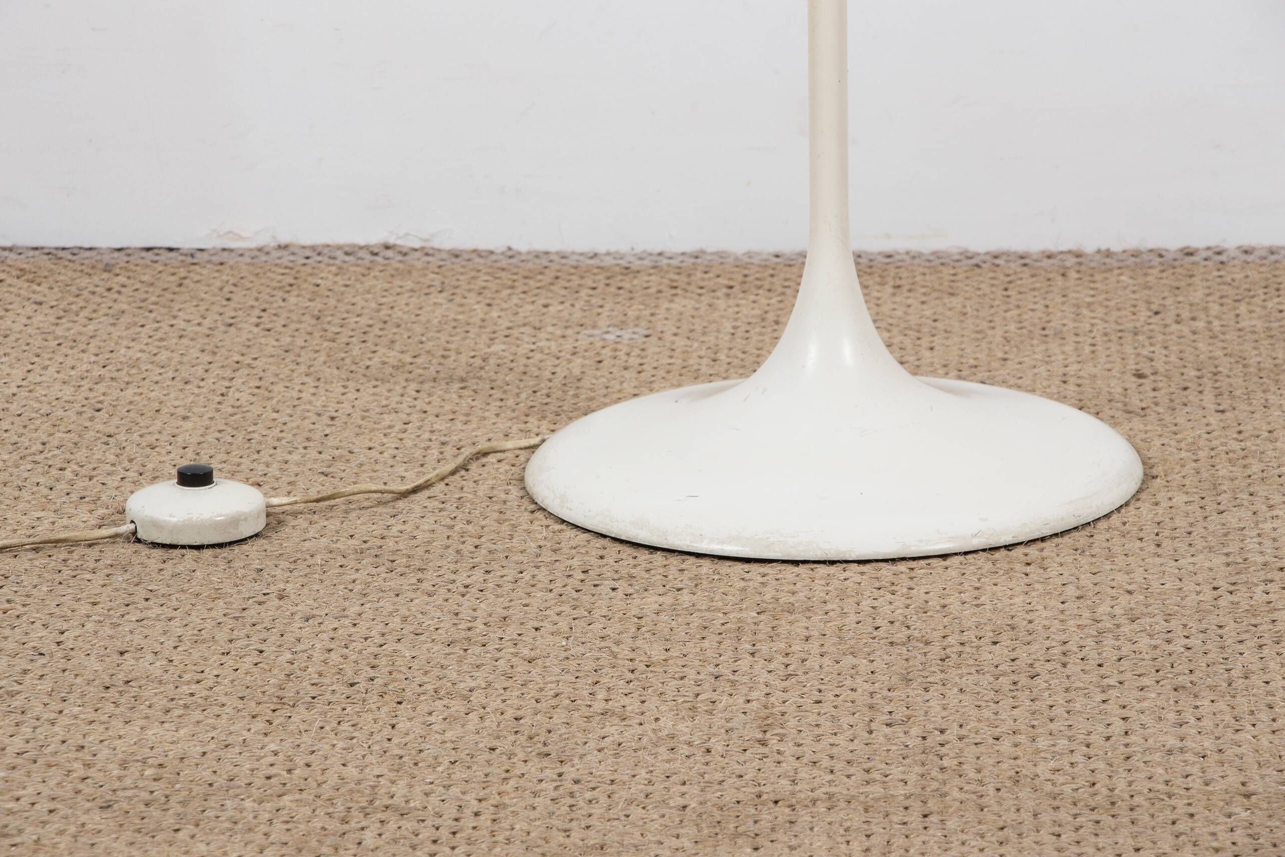 Large floor lamp, 4 branches finished with opalines, by Eva Renée Nele for Temde Leuchten 1960