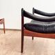 Ensemble danoise avec fauteuil, repose-pieds et table par Kristian Vedel