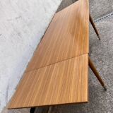 Dining table two extensions vintage Scandinavian style