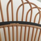 Wicker and butterfly fruit basket