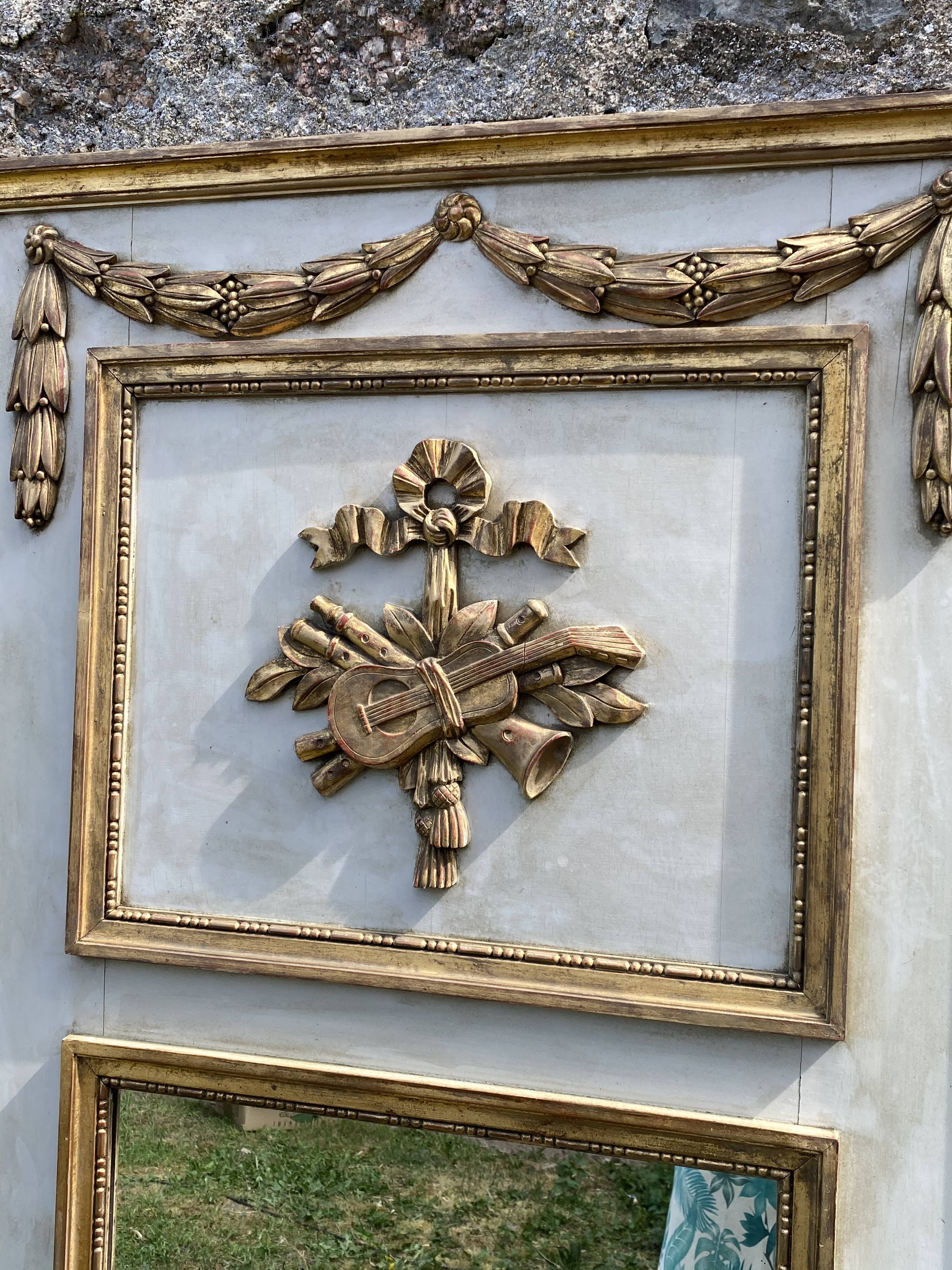 Louis XVI-style trumeau - 170x90cm