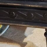 Curtained cabinet, late 19th century.