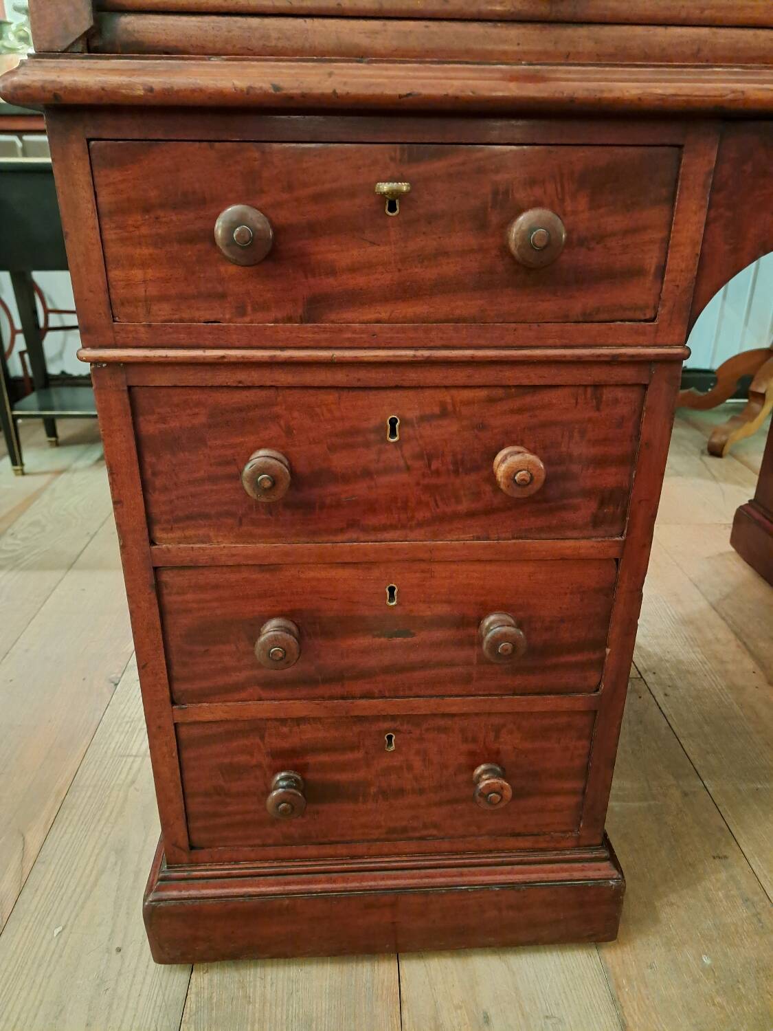 Cylinder desk stamped Holland & Sons
