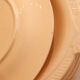 Set of 10 plates Fish Longwy